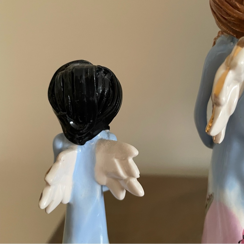 Heather Goldminc Blue Sky Claywork Angel Figurines Set Of Three - Picture 12 of 16